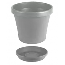 Serbor Grey Plastic Super-Pot 